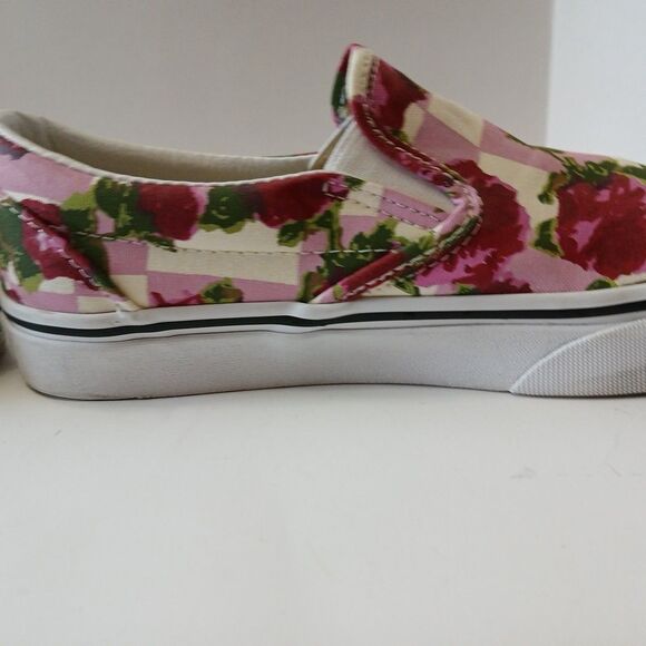 Vans Classic Slip-on Romantic Floral Canvas Pink  Shoes  Womens 7-Mens 5.5 - Picture 6 of 16